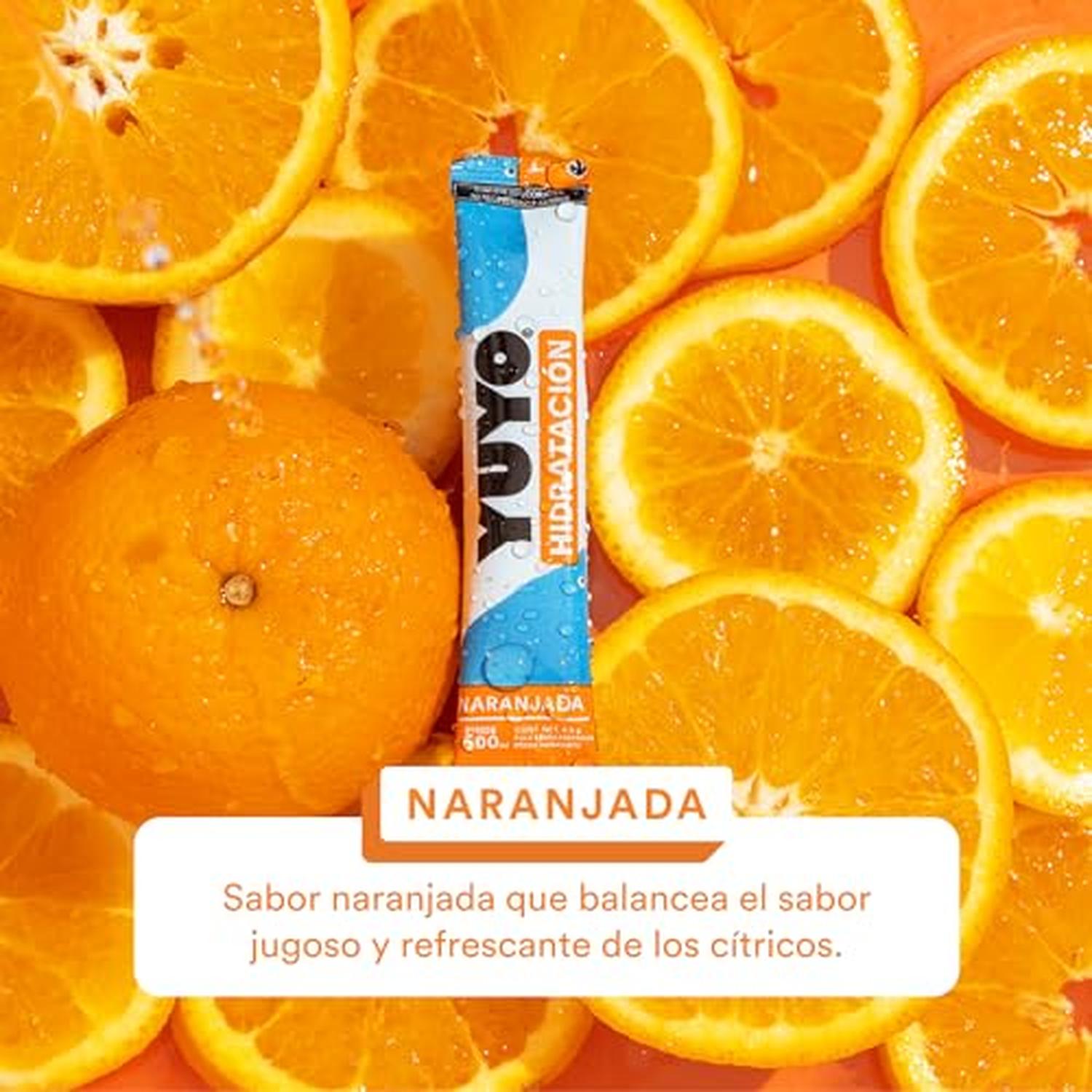 YUYO Hidratación Naranjada c/10 pz-Wellu