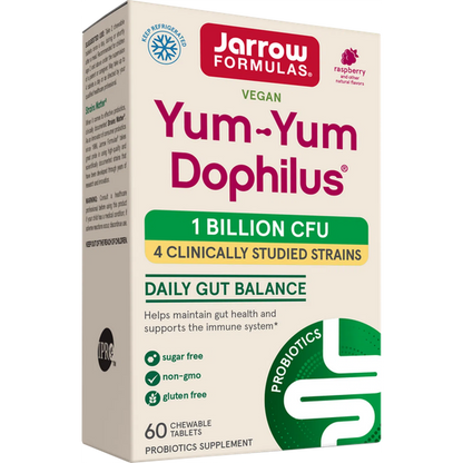 Yum-Yum Probioticos, 60 Masticables – Jarrow Formulas-Wellu